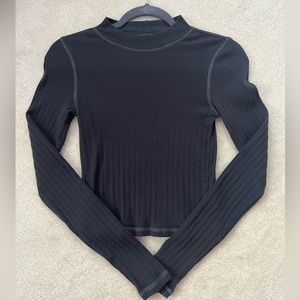 american eagle long sleeve mock neck top